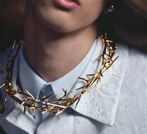 givenchy black necklace|givenchy crown of thorns necklace.